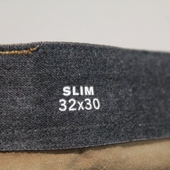 Van Heusen Men Tan Chino Shorts Never Tuck Slim Size 32X30 - Picture 9 of 10